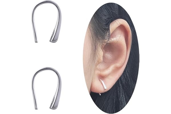 Tiny Pull Through Earrings Small Threader Earrings S999 Sterling Silver Earrings Hypoallergenic Teardrop Earrings Drop Earrings for Women Trendy