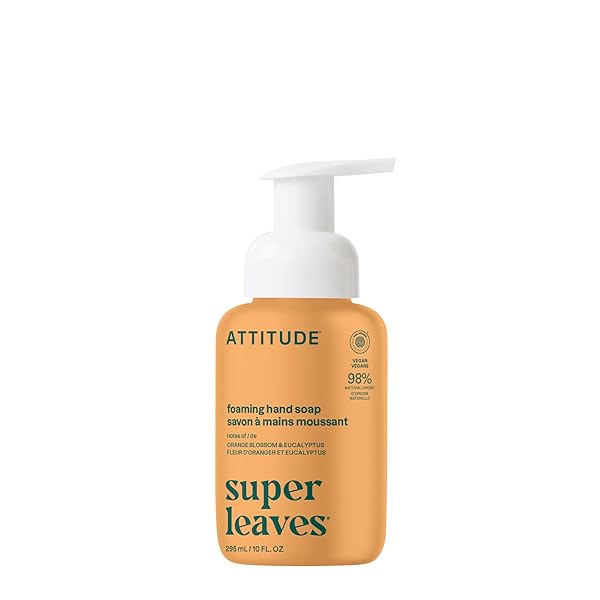 ATTITUDE FOAMING HAND SOAP, EWG VERIFIED, PLANT AND...