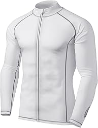 TSLA Men's Long Sleeve Zip Rash