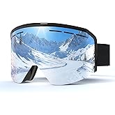 JQF Gear Ski Goggles Winter Snow Snowboard Goggles for Men Women Adult Anti Fog OTG Skiing Snowboarding Goggles