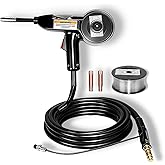 Weldpro 130A Aluminum Spool Gun, 15 FT MIG Welding Torch for Weldpro MIG210LCD Omni 210 MIG155GD, Welding Gun for Aluminum Welding