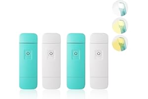 KunHe 4 Pack USB Rechargeable Book Light Bulk for Reading at Night in Bed LED Book Reading Lights with Clip Book Markers for Kids & Adults Bulk Gift for Book Lovers
