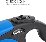 Cfmour Retractable Dog Lead 5m 20kg Blue Heavy-Duty Extendable Leash view 3