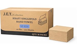Jet-Collection Single Fold Paper Hand Towel, 250 Towels Per Package, 16 Packages Per Case, Total 4000 Towels Per Case