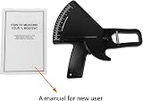 QWORK Skinfold Caliper 0-80mm Body Fat Measuring Tool Slim Guide view 5