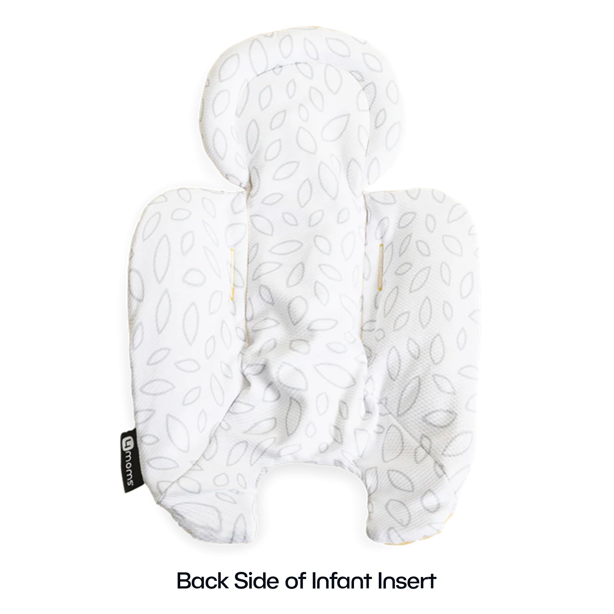 4moms RockaRoo and MamaRoo Infant Insert, Machine Washable, Cool Mesh Fabric, Reversible Design, Yellow