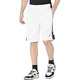 U.S. POLO ASSN. Side Panel Wordmark Shorts Heather Light Gray SM