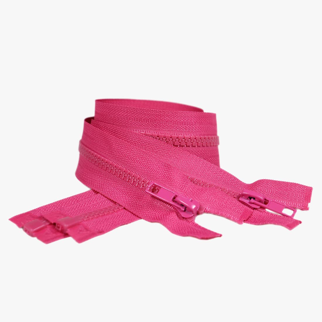 2 pieces, 8 sizes, 5# separator injected zipper, for jacket, coat sewing, white, black, etc. 20 colors, divisible plastic zipper (144, 70 cm)