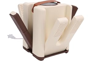 Tyenaza Boot Dryer 6 Arms Portable Automatic Electric Boots Shoes Dryer with Timer Quick Drying Foldable Boot Warmer for Home