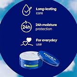 NIVEA Creme Tin 400ml Pack of 3 Moisturising Cream - Daily Face Hand Body view 2