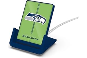 SOAR NFL Cell Phone Wireless Charging Stand V.4, Seattle Seahawks