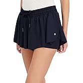 Harmony and Balance Workout Shorts, Gym Shorts Women, Lined 2-in-1 Womens Workout Shorts, Running Shorts for Women