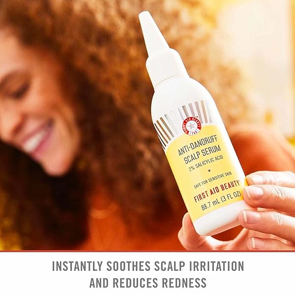 FIRST AID BEAUTY FAB ANTI-DANDRUFF SCALP TREATMENT – FIGHTS DANDRUFF, INSTANTLY SOOTHES DRY SCALP – 3 OZ