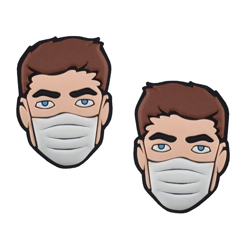 2020 Masked Player Tennis Racket Dampener 2 Pack