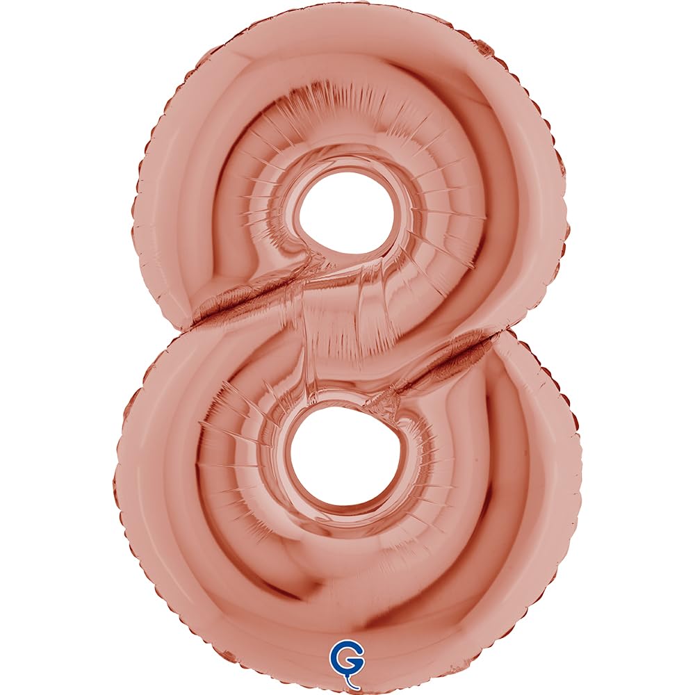 Grabo Number 8 Superloon Single Pack, Length- 40 Inch, Colour- Rose Gold