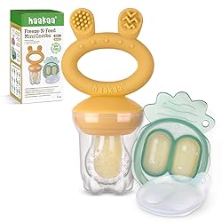 Haakaa Baby Fruit Food Feeder & Mini Freezer Nibble