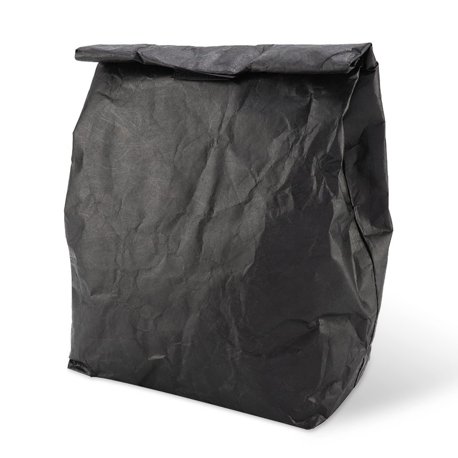 HERCHR Foldable Lunch Bag 5L Insulated Lunch Box Reusable Paper Bag 12.2×11.81in Insulated Sandwiches Box Waterresistant Travel Picnic Small Cooler for Women Office Work School Snacks