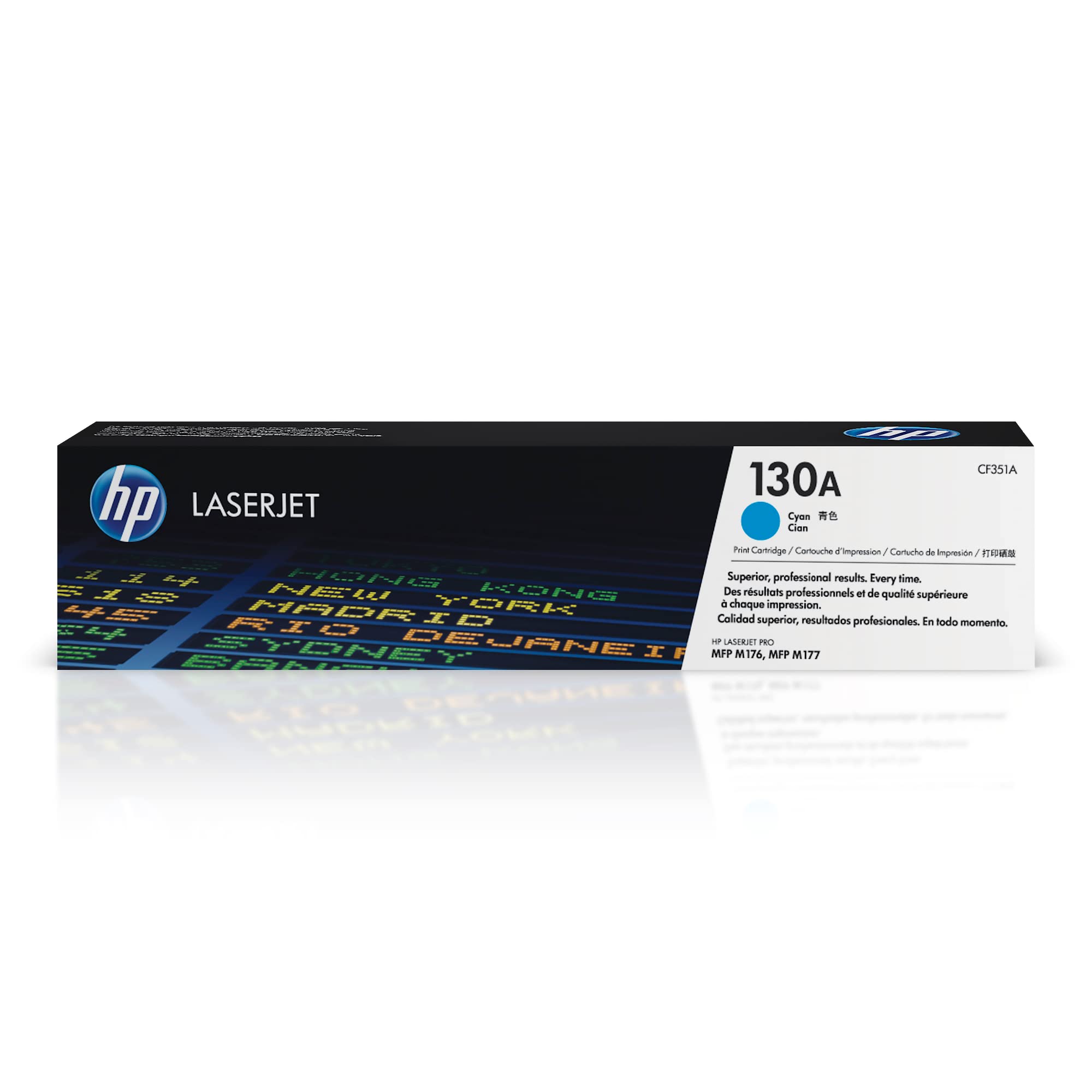 HP CF351A 130A Original LaserJet Toner Cartridge, Cyan, Single Pack