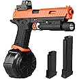 SitertCF Electric Gel Toys New X5, Full Auto Splat-Blaster Includes Drum and Goggles for Outdoor Team Game, X2 Upgrade Version for Ages 14+,Orange