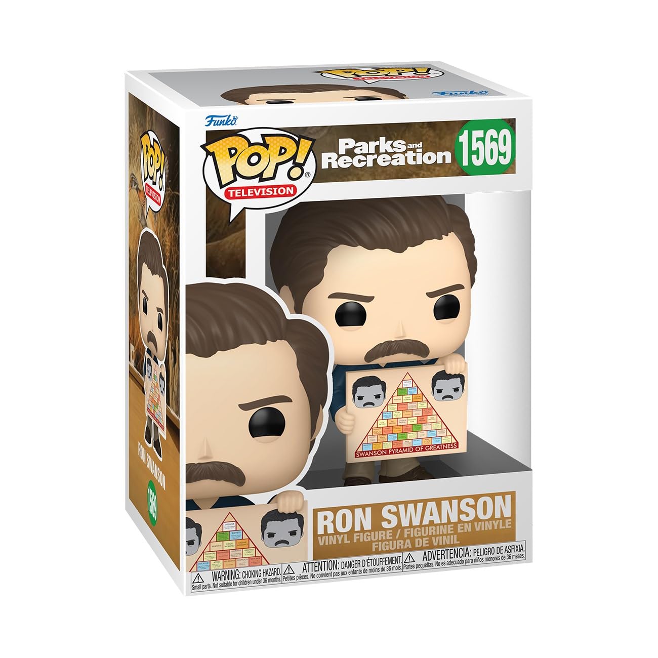 Funko Pop! TV: P&R 15th – Ron - Leslie Knope - Parks and Recreation - Collectable Vinyl Figure - Gift Idea - Official Merchandise - Toys for Kids & Adults - TV Fans - Model Figure for Collectors