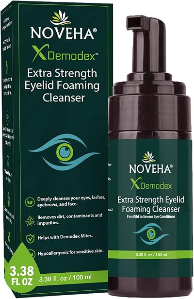 NOVEHA Demodex Extra Strength Foaming Cleanser 100 ml Tea Tree Oil