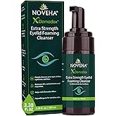 Demodex Eyelid Cleanser Foam | Extra Strength Tea Tree Oil Formula | Daily Face Wash For Eyelash, Demodex, MGD, Stye Eyes, Eye Irritations & Skin Dryness, 3.38 fl oz (100ml)