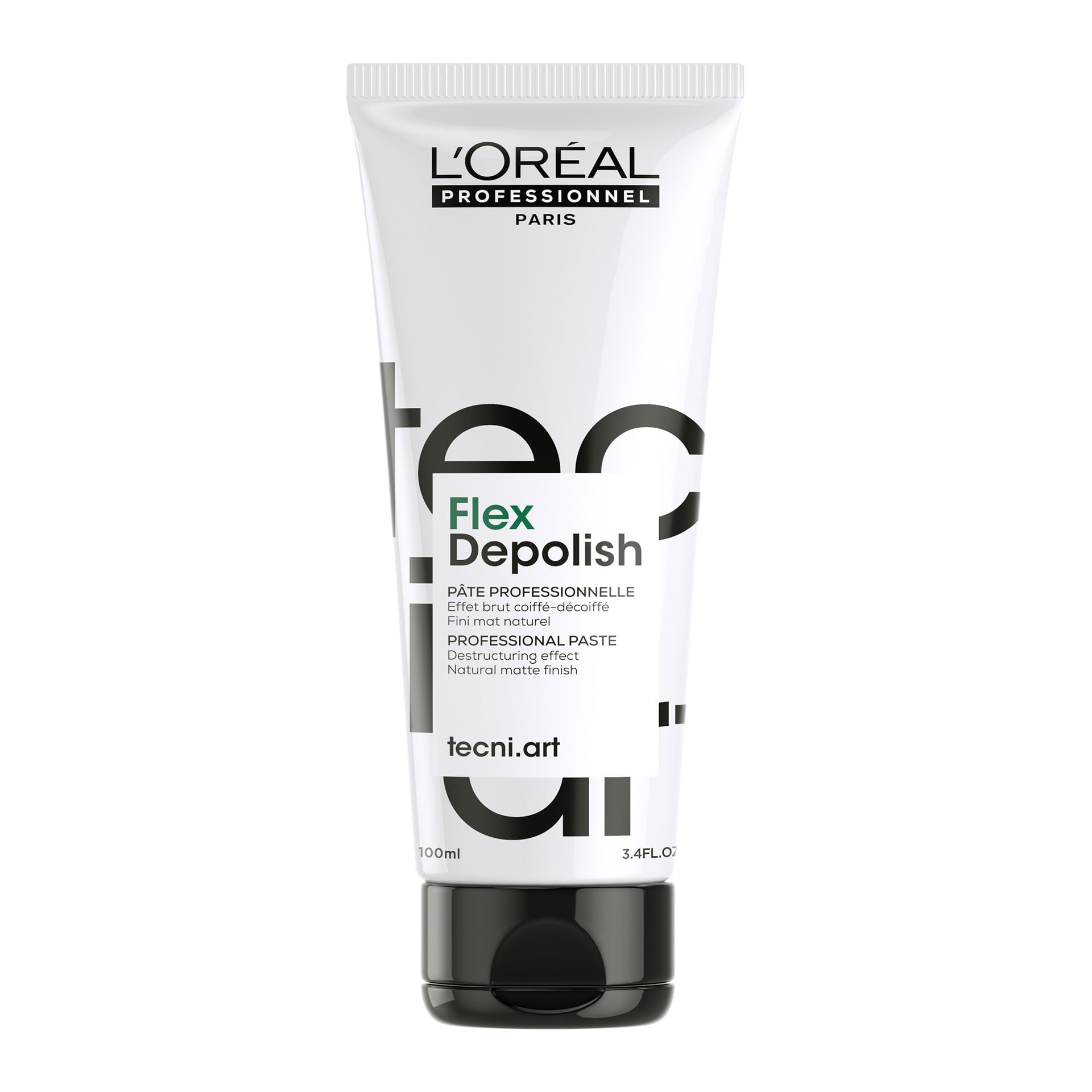 L'Oréal Professionnel Tecni.ART Flex Depolish, Texturizing Hair Styling Paste, For Deconstructed Styles, 100 ml