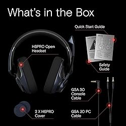 EPOS H6Pro Open Acoustic Gaming Headset with Mic