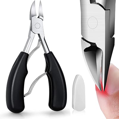 HouChanges Nail Clippers for Thick Nails Heavy Duty Ingrown Toenail Scissors
