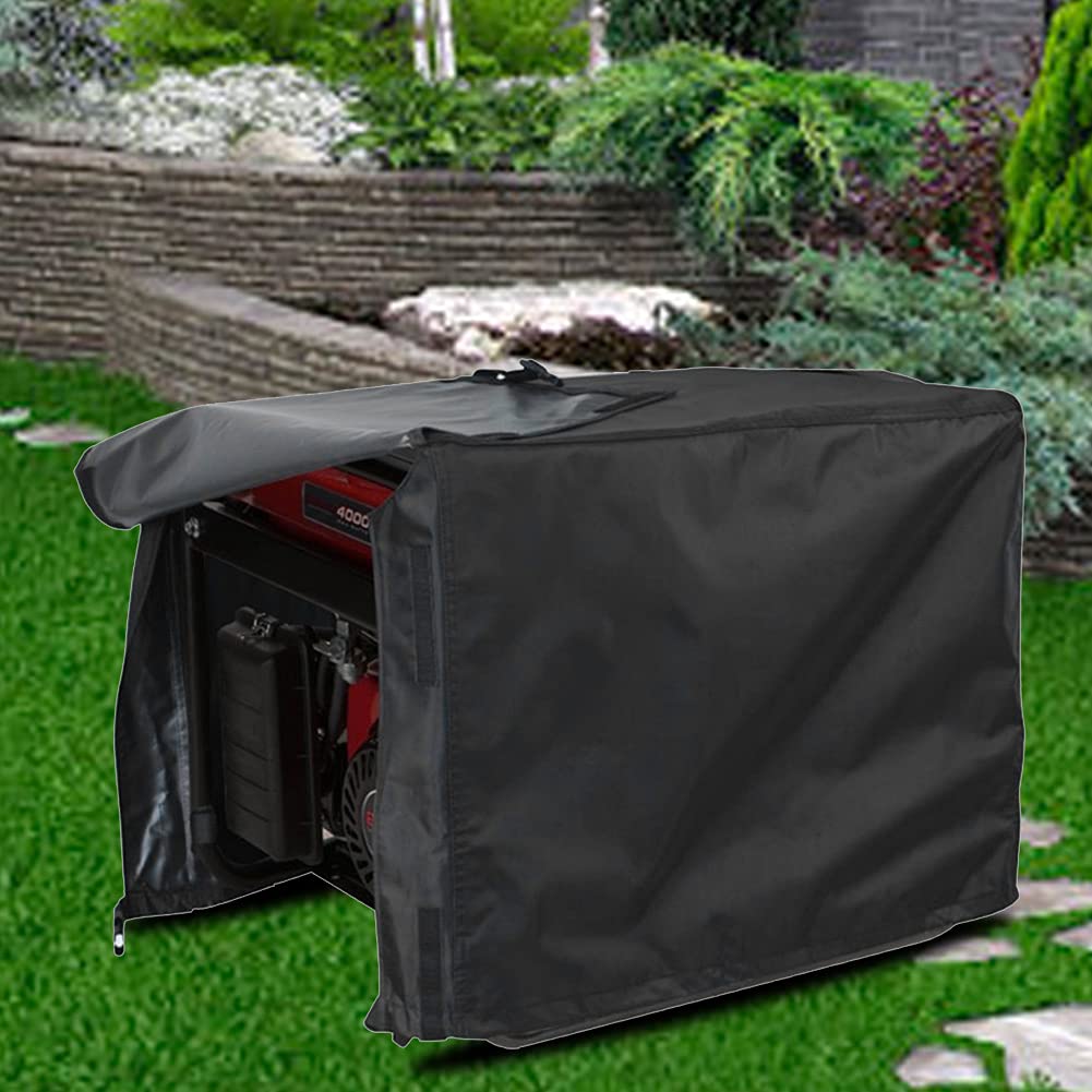 Large Generator cover ,Universal Weatherproof Generator Cover,Portable Outdoor Garden Patio Electric Protection Covers,Outdoor power tool covers for Universal Portable Generators(black)