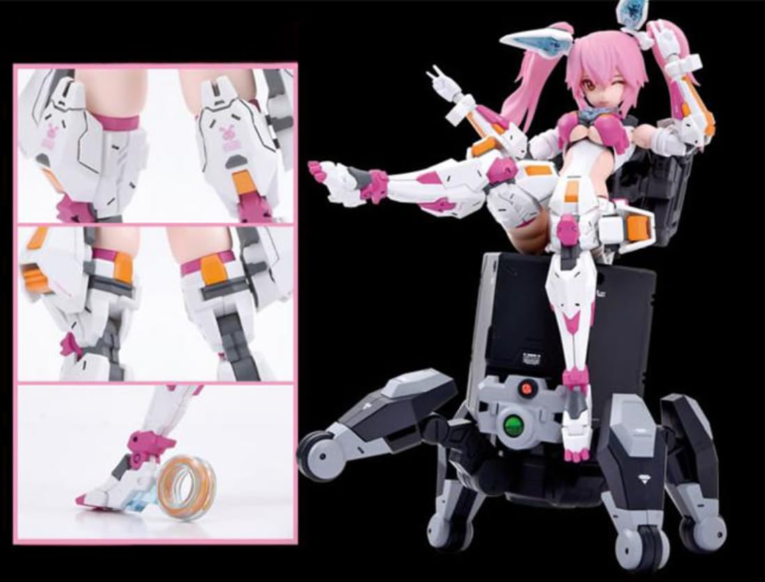 HiPlay Nuke Matrix Plastic Model Kits: Cyber Forest Fantasy Girls, Remote Attack Battle Base Info Tactician, Lirly Bell, Mecha Musume, Anime Style 1:12 Scale Collectible Action Figures (60050)