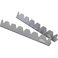 Goutime Stainless Steel Shish Kabob Skewer Rack with Storage Bag, Universal Barbecue BBQ Skewers Holder for Gril (Set of 2)