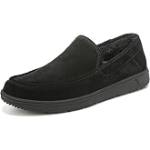 Vionic Men's Gustavo Slippers, Indoor Outdoor House Shoes | House slipper, Faux shearling lining, Roomy fit, Durable outsole, Easy on off, Comfort support, Indoor outdoor, Slip-on
