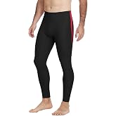 Runhit Men's Swim Pants Sun Protection Swimming Surfing Leggings Quick Dry UPF 50+ Surf Tights for Water Beach Diving