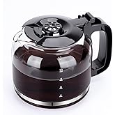 12-Cup Replacement Glass Carafe for Taylor Swoden Coffee Maker Models 300105REU