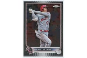 2022 TOPPS CHROME #1 SHOHEI OHTANI LOS ANGELES ANGELS BASEBALL OFFICIAL TRADING CARD OF MLB