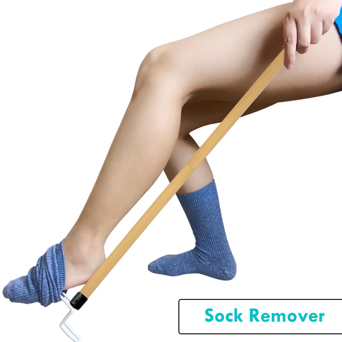 27'' Dressing Stick, Long Dressing Stick for Elderly, Disabled, Limited Mobility – Daily Living Dressing Aid Stick for Hip Replacement, Back - Dressing Aid for Pants, Shoes, Socks