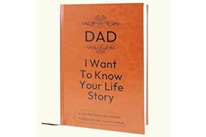 XKFCFC Gifts for Dad Birthday from Daughter Son - Dad I Want to Know Your Life Story Journal (Hardcover): Gifts for Man, Sentimental Gifts for Thanksgiving Day, Fathers Day & Christmas