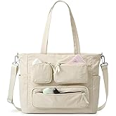 G4Free Tote Bag for Women, Lightweight Work Bag with 15" Laptop Pocket for Teacher Nurse Casual Shoulder Bag for Travel Daily