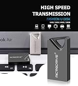 MicroDrive 16GB USB 2.0 Flash Drive Metal Waterproof Shockproof Keyring view 2