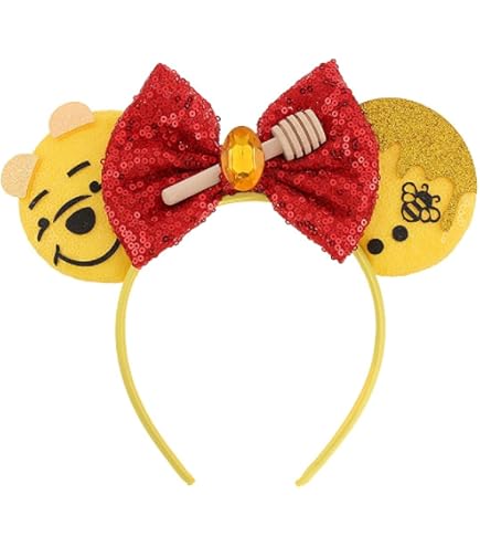 Amazon.com : Eisyaa Mouse Ears Bow Headbands (Best Day  display picture 2