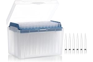 NEW CAYON Pipette Tips Universal Filter Pipettor Tips 1000ul with Box DNase/RNase Free 96 Tips/Rack Pk (96 Tips)