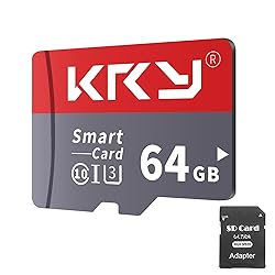SD Card 64GB Memory Card with SD Adapter, High