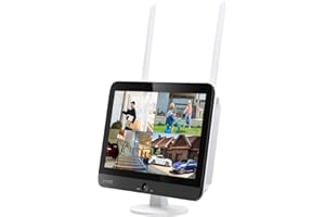 XMARTO 10CH H.265+ 4K Ultra HD Network Digital Video Recorder NVR with 12.1" HD Screen (Dual WiFi Inside, Long Range WiFi, G3 Auto WiFi Relay, SATA HDD and Cloud Storage)