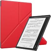 Kepuch Custer Case for Kobo Elipsa 2E 10.3",Ultra-Thin PU-Leather Hard Shell Cover for Kobo Elipsa 2E 10.3" - Red