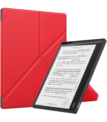 Funda Abatible De PU Para Kobo Glo, Cubierta De Cuero Para Lector De