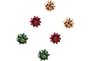 VOGUEKNOCK VK Accessories 3 Pairs Christmas Earring Bow Shape Santa Earrings for Women Girls