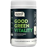 Nuzest Greens Powder Good Green Vitality – Vitamins, Minerals & Superfoods – Vegan Multivitamin Supplement (300g)