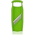 Börner Wave-Waffle XXL PowerLine Crinkle Cut Vegetable Slicer (Green) • Slicer for XXL Wave & Waffle Cut • Wavy Vegetable Cutter • Slicer for Lattice Potatoes & XXL Wavy Potato fries