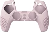 eXtremeRate PlayVital Cherry Blossoms Pink 3D Studded Silicone Cover for PS5 view 2